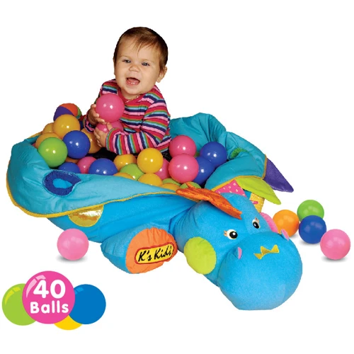 K's kids Бассейн с шариками Голубой Дракоша