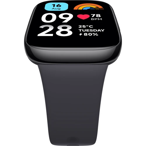 Смарт-часы Xiaomi Redmi Watch 3 Active Black (Global): Материал ремешка Силикон