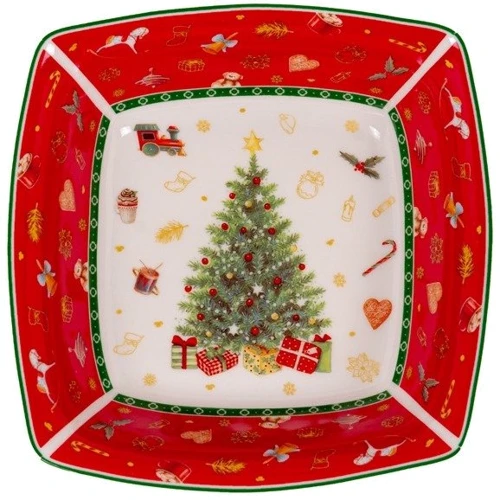 Набор блюд Lefard Christmas Delight 16х4.5см 2шт (985-158): Форма квадратная с закругленными углами