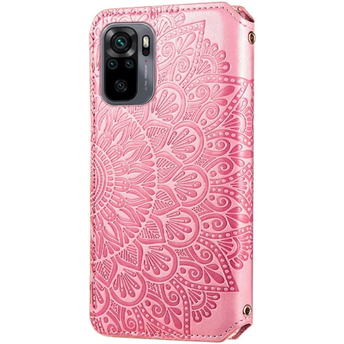 Чехол для телефонов Mobile Case Getman Mandala PU Pink for Xiaomi Redmi Note 10 / Note 10s: Пленка в комплекте нет