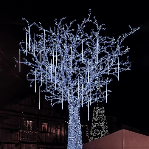 Гирлянда метеоритный дождь Springos 4 м 480 LED CL1211 Cold White: Применение Для дома