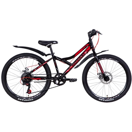 Discovery FLINT DD 2021 24" бело-черный с красным (OPS-DIS-24-234)