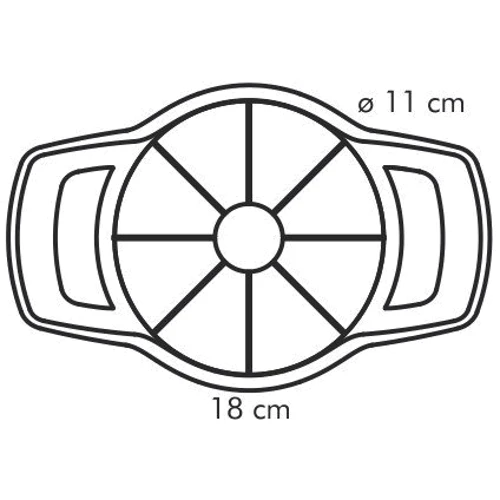 Нож для яблок Tescoma PRESTO (420660): Рукоятка Пластик