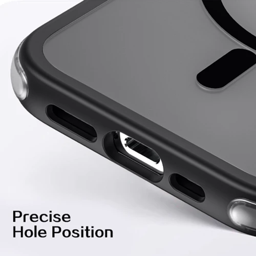 Чехол для iPhone WIWU Airbag Skin Feel MagSafe Blue for iPhone 15 Plus (ZKK-012): Материалы поликарбонат и полиуретан