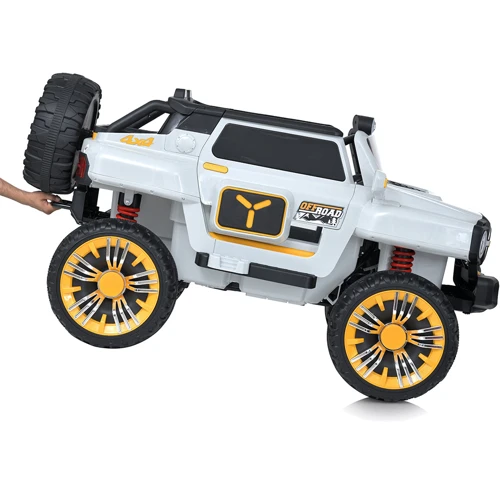 Дитячий електромобіль Bambi Racer Позашляховик білий (M 5821EBLR-1(24V))