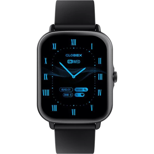 Смарт-часы Globex Smart Watch Me Pro Black: Емкость батареи, мАч 200