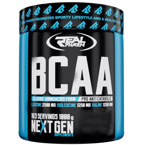 Амінокислота для спорту Real Pharm BCAA Instant 1000 g / 163 servings / Orange