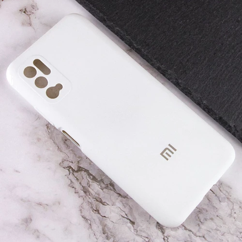 Чехол для телефонов Mobile Case Silicone Cover Shield Camera White for Xiaomi Redmi Note 10 5G / Poco M3 Pro / Poco M3 Pro 5G: Цвет белый