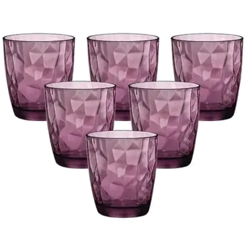 Склянка Bormioli Rocco Diamond Rock Purple Набір 6х305 мл (350230M02321990/6)