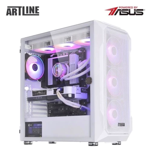 Персональный компьютер (ПК) ARTLINE Gaming X99WHITE Windows 11 Home (X99WHITEv79Win): Видеокартка GeForce RTX 4090 24GB White