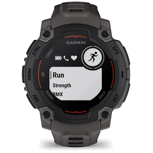Смарт-часы Garmin Instinct E 45mm Black with Charcoal Band (010-02933-00): Дисплей 0.9" Transflective (176x176)