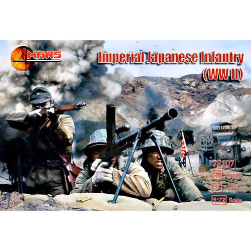 Набор фигурок Mars Figures Императорская японская пехота, 2 МВ (MS72107)