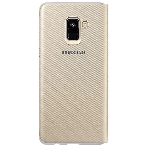 Аксессуар для смартфона Samsung Neon Flip Cover Gold (EF-FA730PFEGRU) for Samsung A730 Galaxy A8 Plus 2018: Тип чехол-книжка