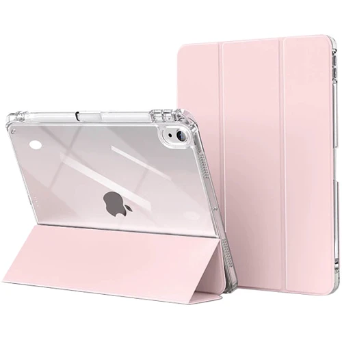 Аксессуар для iPad Comma Joy PU Case with Pen Holder Pink for iPad 10.9 (2022 / 2024) / iPad 11 2025: Цвет розовый