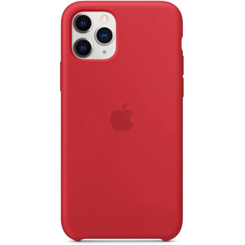 Чехол для iPhone Apple Silicone Case (PRODUCT) Red (MWYH2) for iPhone 11 Pro: Материалы силикон