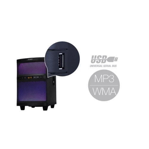 Акустическая система F&D T-200X Black: Материал корпуса МДФ