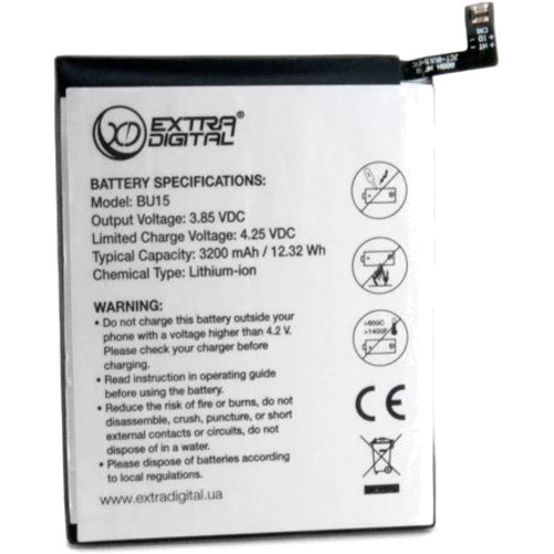 Аккумулятор ExtraDigital 3200mAh for Meizu U20