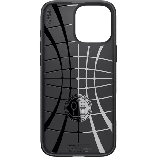 Чехол для iPhone Spigen Liquid Air Matte Black (ACS08117) for iPhone 16 Pro: Тип чехла накладка на заднюю часть