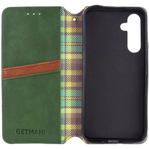 Чохол для телефона Mobile Case Getman Cubic Green для Samsung M346 Galaxy M34 5G: Матеріал искусcтвенная кожа и термополиуретан