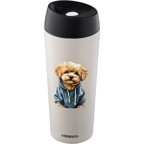Термокухоль Ardesto Coffee Time Maltipoo 450 мл, бежевий (AR2645MP): Тип Термокружка
