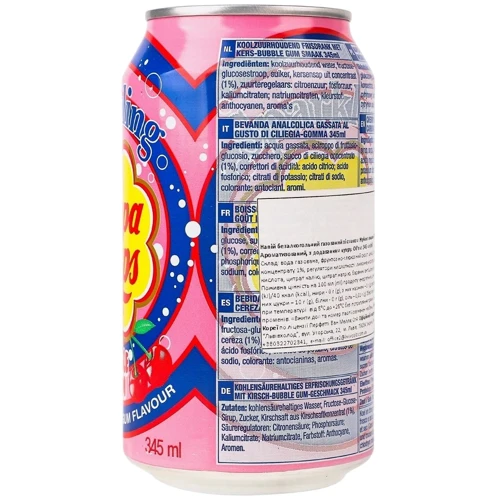 Напиток газированный Chupa Chups Cherry Bubble Gum 345 ml