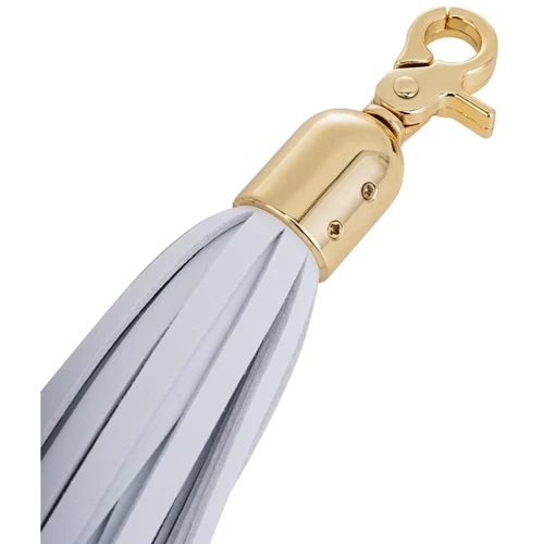 Анальная пробка LOCKINK Sevanda White Pony-Tail Anal Pear-shape Plug