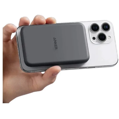 Внешний аккумулятор Anker Power Bank 5000mAh 621 Magnetic Magsafe Black (A1610): Встроенный кабель нет
