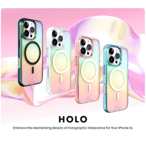 Чохол для iPhone LAUT HOLO MagSafe White (L_IP24B_HO_W) для iPhone 16 Pro: Колір белый