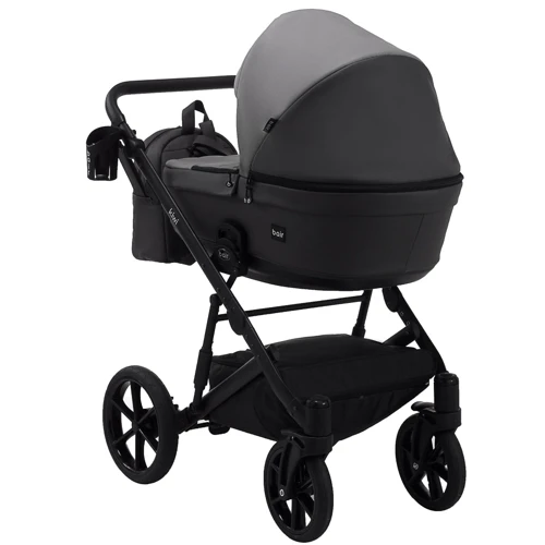 Коляска 2 в 1 Bair Kiwi шкіра 100% BK-21/15 сірий - графіт фото 7