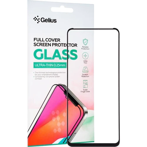 

Gelius Tempered Glass Full Cover Ultra Thin 0.25mm Black for Tecno Spark 20 / Spark 20C / Spark Go 2024 / Infinix Hot 40i