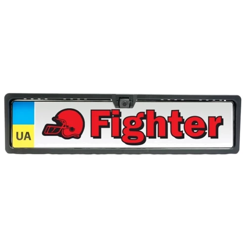 Камера заднього виду Fighter X-102 (у рамці номерного знака)