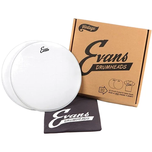 Набір EVANS EPP2B14G1V G1 DOUBLE PACK PLUS T-SHIRT