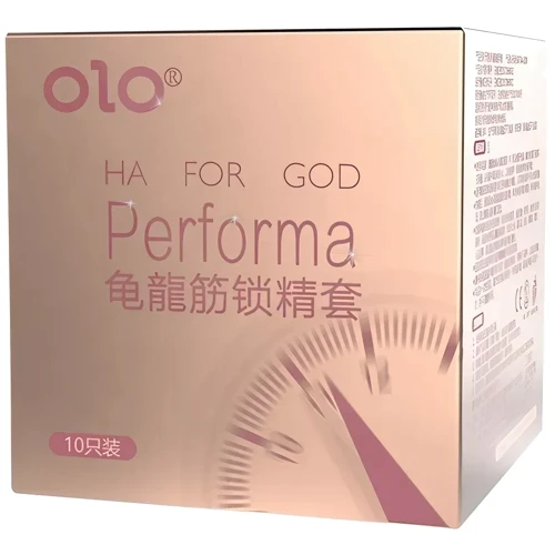 Текстурированные презервативы с ароматом ванили OLO HA FOR GOD Performa, 10 шт: Тип Ароматизированные