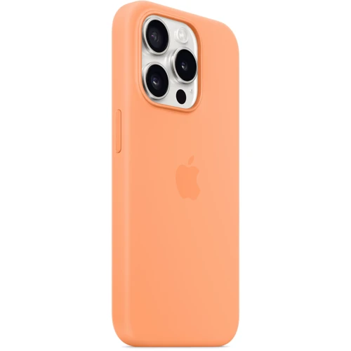 Чехол для iPhone Apple iPhone 15 Pro Silicone Case with MagSafe - Orange Sorbet (MT1H3ZM/A): Тип аксессуара чехол