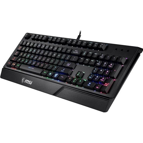 Клавиатура MSI Vigor GK20 Black (S11-04RU230-CLA): Тип клавиш мембранный
