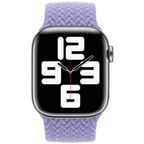 Аксесуар для Watch Apple Braided Solo Loop English Lavender Size 7 (ML6A3) для Apple Watch 42/44/45mm: Сумісність Apple Watch 49mm, Apple Watch 44mm, Apple Watch 42mm, Apple Watch 45mm