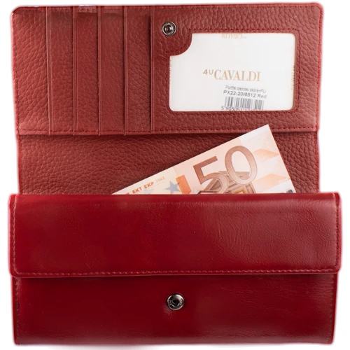 Женский кошелек Cavaldi красный (DNKPX22-20-red): Тип Кошельки
