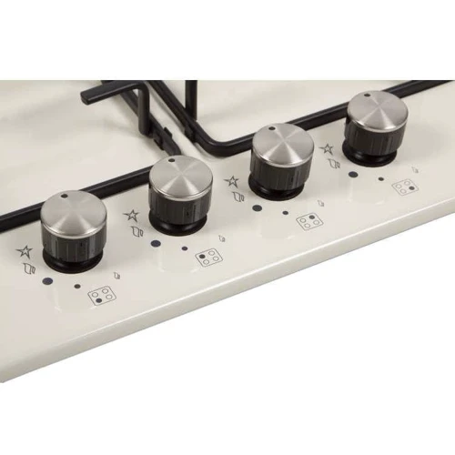 Варочная поверхность Ventolux HG640-MA3 S (IVORY): Количество конфорок 4