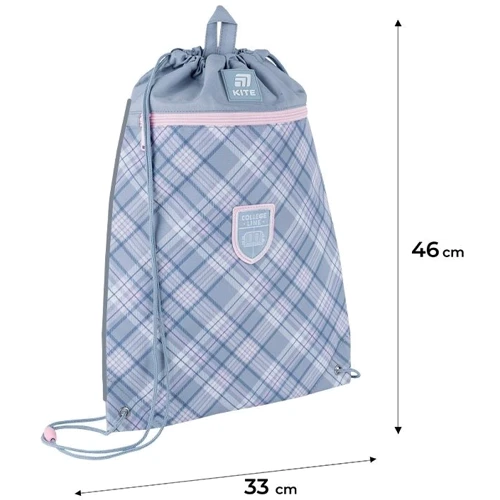 Набор Kite рюкзак + пенал + сумка для обуви 763M College Line Girl (SET_K25-763M-1): Производитель KITE