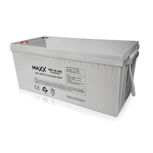 Гелевый аккумулятор MAXX 12-FM-200 200AH 12V