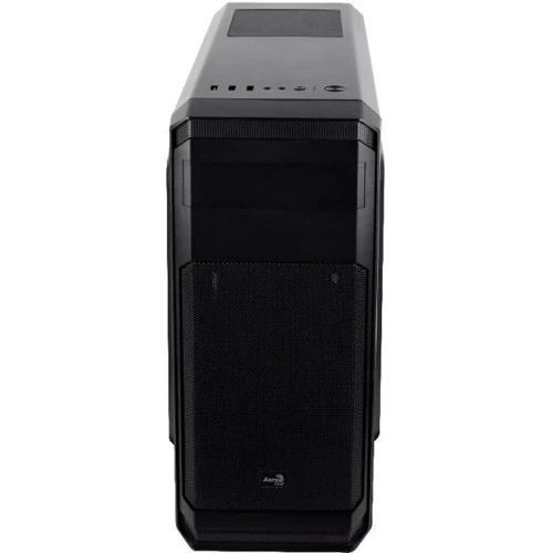 Корпус Aerocool AERO 300 (Black): Материал передней панели пластик/сталь