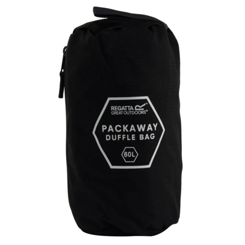 Спортивна сумка Regatta Packaway Duff чорна (EU179-800): Фактура Гладкая