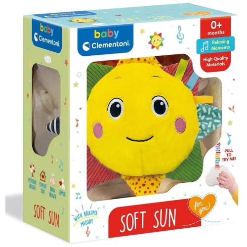 Музыкальная игрушка на кроватку Clementoni Soft sun (17795)