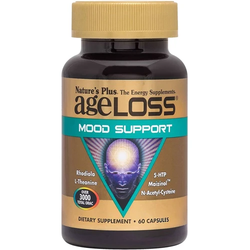 Комплекс для поддержки настроения, AgeLoss Mood Support, Nature's Plus, 60 капсул