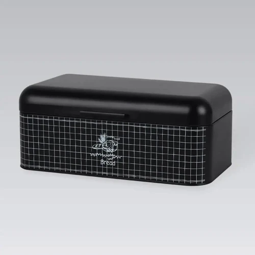 Хлібниця Maestro 42x24.8x16.5 см чорна (MR1774)