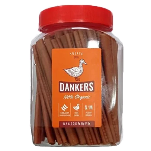 Ласощі для собак Dankers Ковбаски по-пекінськи з м'яса качки 500 г (D16/500)