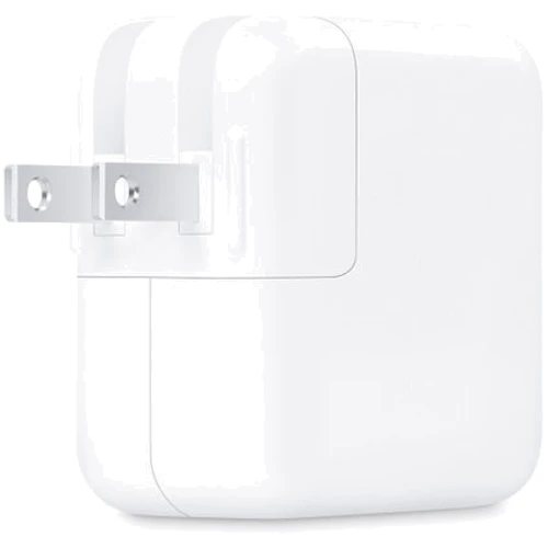 Зарядное устройство Apple Dual USB‑C Power Adapter 35W White (MNWP3AM/A): Кабель в комплекте отсутствует