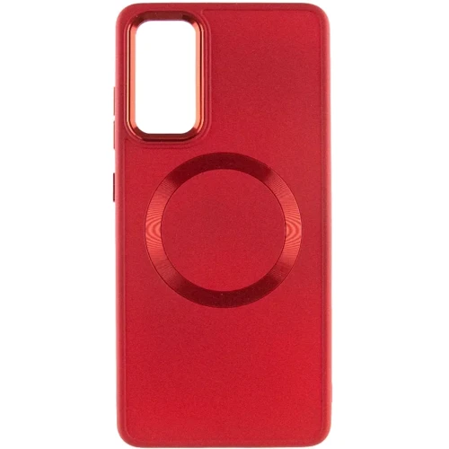 Чехол для телефонов TPU Case Bonbon Metal Style with MagSafe Red for Samsung A525 Galaxy A52 4G / A526 Galaxy A52 5G / A528 Galaxy A52s: Совместимость Samsung A525 Galaxy A52 4G / A526 Galaxy A52 5G / A528 Galaxy A52s