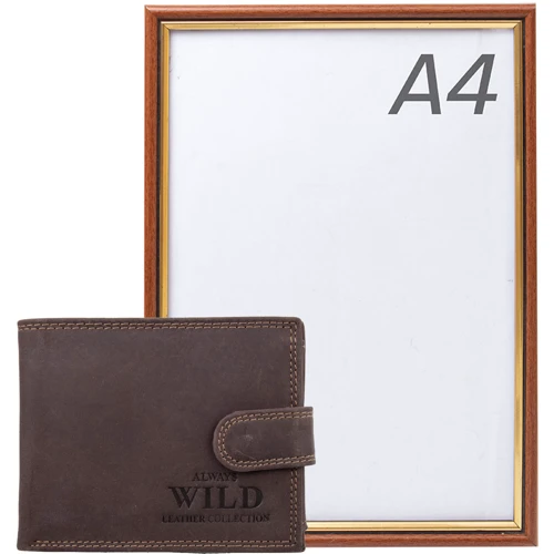 Чоловіче портмоне Always Wild коричневе (DNKN992L-MHU-brown-1) фото 6
