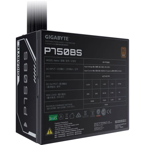 Блок питания GIGABYTE 750W GP-P750BS UA